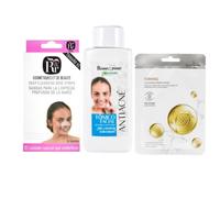 Rose & Rose Kit Bandas para la Limpieza Profunda de la Nariz + Tónico Facial Antiacné + Mascarilla Facial de Colágeno | Limpieza Profunda | Purificación, Hidratación y Cuidado del Rostro