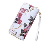 Rose S Card Color Wallet Bag Fashion Solid Women Pattern Long Wallet 13 Pro Max Wallet Case (A, talla única)