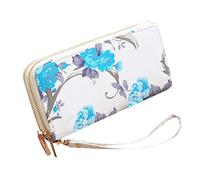 Rose S Card Color Wallet Bag Fashion Solid Women 'Pattern Long Wallet Boy Wallet Boy Wallet (B, talla única)