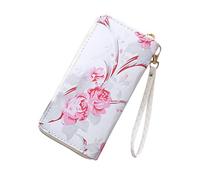 Rose S Card Color Wallet Bag Fashion Solid Women 'Pattern Long Wallet Boy Wallet Boy Wallet (F, talla única)