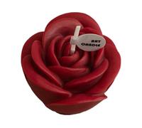 Rose Shaped Flower Candle, 5.4x3.6cm Soy Wax Romantic Aromatherapy Candle, Flower Shaped Scented, Decorative Home Fragrance for Relaxation, Wedding, Party, Gift Use