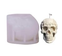 Rose Skull Silicone Mold Candle Making Epoxy DIY Craft Form