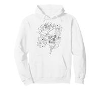 Rose Skull Y2K with Cute Star Pattern For Goth Mom Sudadera con Capucha
