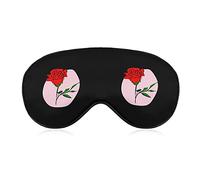 Rose Soft Eye Mask Cover Eficaz Sombreado Con los ojos vendados Comfort Sleep Mask con correa elástica ajustable