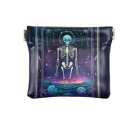 Rose Tarot - Monederos de cuero para mujer, bolsas de cosméticos únicas para mujeres y niñas, Tarot oceánico, 1 size, Moderno