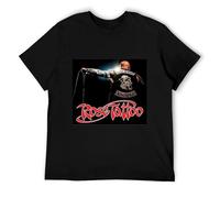 Rose Tattoo Rock Monsters of Rock T-Shirt Black Short Sleeve XX3016 BlackOne Size