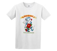 Rose Tattoo Rock N Roll Outlaws Men's Cotton T-Shirt White Shirt Top tee M
