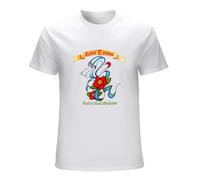 Rose Tattoo Rock Outlaws Men's Cotton T-Shirt White Shirt Top tee S