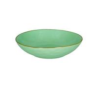 Rose & Tulipanes - Plato hondo para concierto verde agua