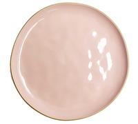 Rose & Tulipanes - Plato llano de cerámica para concierto en polvo, 27 cm