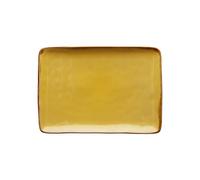 Rose & Tulipani - Bandeja Rectangular OCRA, Juego de 2 Piezas - Decoración Casa, Cocina - Línea Concierto de Colores - Idea Regalo - Stoneware - Ø 27; 19 cm