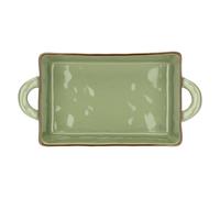 Rose&Tulipani Concerto Collection - Fuente para horno (cerámica, 29 x 6 cm, 15 cm de profundidad), color verde