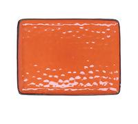 Rose & Tulipani - Concierto Naranja Bandeja Rectangular - Servir y cocinar - Stoneware - 26,5 x 36 cm