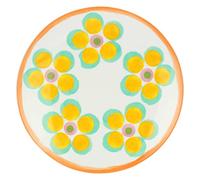 Rose & Tulipani - Juego de 6 Platos de Fruta Flor de Agua