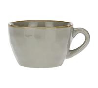 ROSE & TULIPANI MILANO Rose & TULIPANI-Juego de 4 Tazas de Desayuno Concierto Gris Perla, Gres