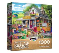RoseArt - Chris Bigelow Country - Rompecabezas de 1000 piezas de General Goods - Escena vintage de la tienda de campo - Rompecabezas para adultos - Tamaño terminado 26.625 x 19.25, fabricado en