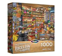RoseArt - Chris Bigelow Country - Rompecabezas de 1000 piezas de mamá y papas - Escena vintage de la tienda de campo - Rompecabezas para adultos - Tamaño terminado 26.625 x 19.25, fabricado en Estados