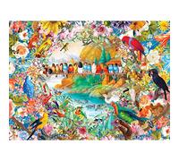 RoseArt - Rompecabezas de rosas (1000 unidades), diseño de canción de pájaros