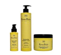 ROSEBAIE | Sérum Coco y Queratina | Nutrición e Hidratación | Cabello dañado y seco | Champú 500ml Máscara 500ml Suero 100ml