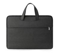 ROSEEONNE 16-Inch Laptop Bag Scratch Resistant Fabric Dual Sturdy Handles, Compatible with 15.6 Inch Laptops and Below maletín portátil(Noir)