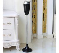 ROSEEONNE Cenicero de pie Floor Standing Ashtray w/Lid,Adjustable Cigarette Ash Tray,Outdoor Stainless Steel Cigar Container Ash Holder(Noir)