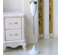 ROSEEONNE Cenicero de pie Floor Standing Ashtray w/Lid,Adjustable Cigarette Ash Tray,Outdoor Stainless Steel Cigar Container Ash Holder(Weiß)