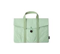 ROSEEONNE DuPont Paper A4 File Folder Document Holder 2 Pockets Portfolio Envelope Folder Case Storage With Waterproof 14inch maletín portátil(Mint Green)