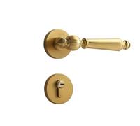 ROSEEONNE manilla puerta Manija de puerta de entrada con cerradura y llave, palanca con llave segura Exterior, for entrada principal y baño de dormitorios tirador puertas(Color1,Magnetic version)