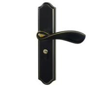 ROSEEONNE manilla puerta Perilla de puerta de entrada con cerradura y llave, manija con llave segura, entrada frontal Exterior y baño de dormitorio tirador puertas(Noir)