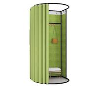 ROSEEONNE probador Ropa Probador móvil, vestidor portátil Desmontable, protección de la privacidad, Compatible with casa, Oficina, Centro Comercial probador Vestuario(Fruit Green,100 * 95cm)
