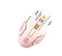 ROSEEONNE Raton Ordenador Ratón inalámbrico for Juegos, ergonómico, for Ordenador portátil, óptico, con 6 dpi Ajustables hasta 2400 for Diversos Dispositivos informáticos. ratón Gaming(Rose)