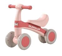 ROSEEONNE Twist Car Bicicleta de Equilibrio for niños de 1 a 3 años, con Asiento Suave, 4 Ruedas y Pedales Seguros. Coche Giratorio(Rose,No Music)