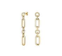 Rosefield Cristal Collection Mujer 14K Chapado en Oro Pendientes Multi Octagon Pendientes de Botón JEOSG-J902