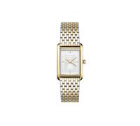 Rosefield Heirloom Bicolor con Esfera Blanca y Caja de Oro de 23,5 x 30,6 mm HWDSG-H03 de Acero Inoxidable, Plata y Oro, One Size, Elegante