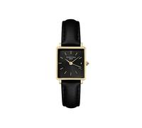Rosefield Montre Femme Boxy XS Cuir Noir