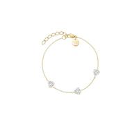 Rosefield Mujer 14K Chapado En Oro Pulsera 3 Corazón JB3HG-J1278