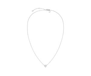 Rosefield Mujer Acero Inoxidable Collar Diamond Corazón