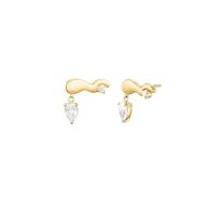 Rosefield Mujer Acero Inoxidable Pendientes Mixtos Ola