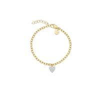Rosefield Mujer Acero Inoxidable Pulsera Grueso Corazón