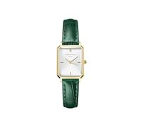 Rosefield Octagon XS Reloj Mujer Cuero Esmeralda