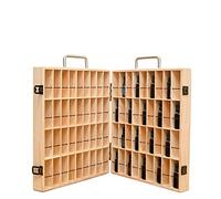 RoseFlower Caja de Almacenaje de Madera de Aceites Esenciales y Aromaterapia, 72 Botellas Aceite Contenedor Cubos de Almacenaje Organizadores para Perfumes, Fragancias, CosméTica, Joyas, Makeup