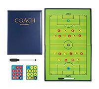 RoseFlower Carpeta Táctica de Futbol, Carpeta Pizarra Táctica de Entrenamiento Entrenador Magnéticas de Fútbol con Imanes, Lapiceros y Borrador (Tamaño: 44cm x 32cm)