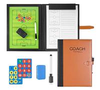 RoseFlower Carpeta Táctica de Futbol, Carpeta Pizarra Táctica de Entrenamiento Entrenador Magnéticas de Fútbol con Imanes, Lapiceros y Borrador (Tamaño: 48 x 32 cm)