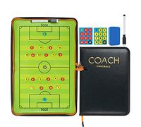 RoseFlower Carpeta Táctica de Futbol, Carpeta Pizarra Táctica de Entrenamiento Entrenador Magnéticas de Fútbol con Imanes, Lapiceros y Borrador (Tamaño: 42 x 28 cm)