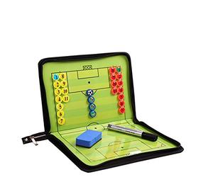 RoseFlower Carpeta Táctica de Futbol, Carpeta Pizarra Táctica de Entrenamiento Entrenador Magnéticas de Fútbol con Imanes, Lapiceros y Borrador (Tamaño: 53cm x 31cm)