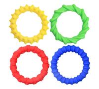 RoseFlower Fidget Toys Adults & Kids: 4 Pack Stretchy Fidget Bracelet, Silent Fidget Toys Adults, Textured Sensory Bracelet for Anxiety Relief