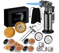RoseFlower Kit de ahumador de cóctel, Kit de ahumador antiguo para whisky, bebidas, bourbon, bistec, pescado y queso - Bebidas alimenticias con sabor a humo infundido - Regalo del día del padre #2