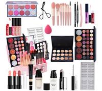 RoseFlower Kit de maquillaje profesional, juego completo de maquillaje con paleta de sombras de ojos, lápiz labial corrector, estuche de maquillaje de viaje todo en uno para mujeres y niñas #2