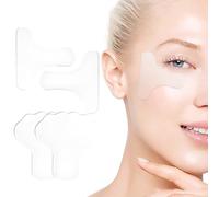 RoseFlower Parches antiarrugas faciales, almohadillas antiarrugas reutilizables, parches de silicona para eliminar las líneas de expresión y arrugas en la frente, los ojos y la boca