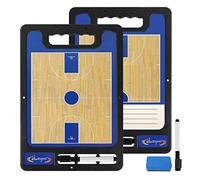 RoseFlower Pizarra Entrenador de Baloncesto, Carpeta Táctica Magnéticas Plegable para Deportes Entrenamiento de Baloncesto - Basketball Coach Board Sporting Goods con Imanes, Lapiceros y Borrador